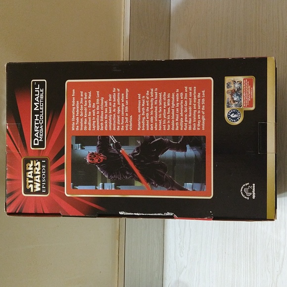 Star Wars EP1 Darth Maul Mega-Collectible 12" Figure Light Up Lightsabers - Picture 7 of 8